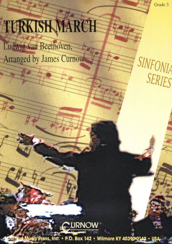 Musiknoten Turkish March, Ludwig van Beethoven/James Curnow