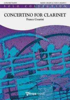 Musiknoten Concertino for Clarinet, Franco Cesarini