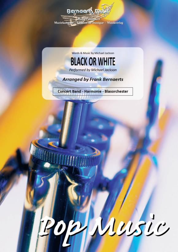 Musiknoten Black Or White, Michael Jackson/ Frank Bernaerts
