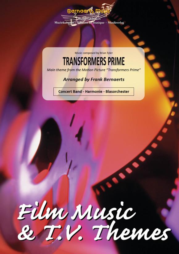 Musiknoten Transformers Prime, Brian Tyler/ Frank Bernaerts