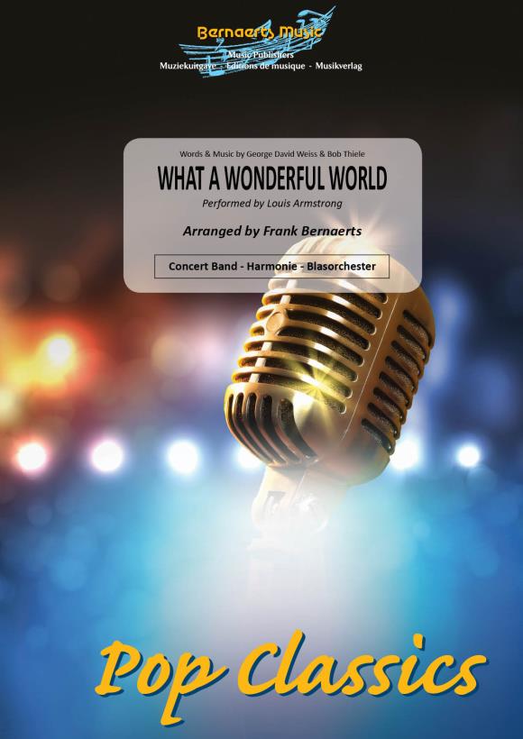 Musiknoten What A Wonderful World, Louis Armstrong/ Frank Bernaerts