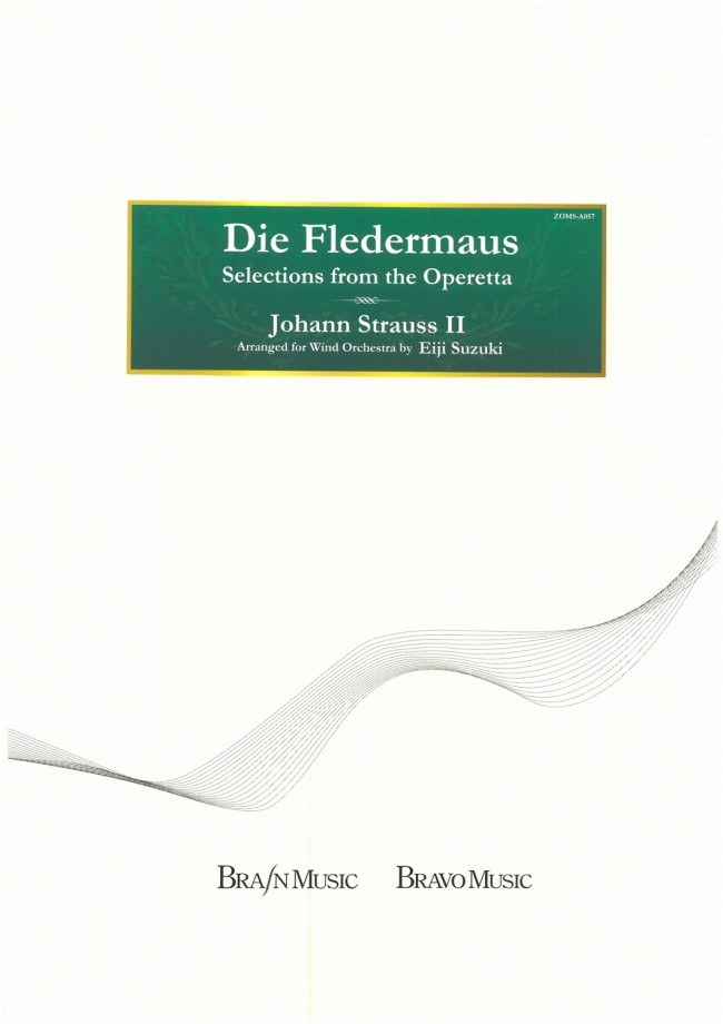 Musiknoten Die Fledermaus, Selections From The Operetta, Johan Strauss II/Eiji Suzuki