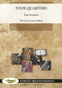 Musiknoten Four Quarters, Fritz Neuböck - Fanfare
