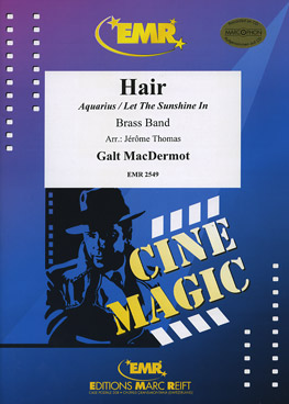 Musiknoten Hair (Aquarius- Let the Sunshine in), Galt MacDermot/Jérome Thomas - Brass Band