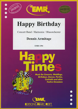 Musiknoten Happy Birthday, Armitage