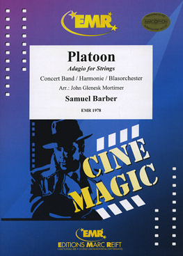 Musiknoten Platoon (Adagio for Strings), Barber/Mortimer