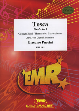 Musiknoten Tosca- Final Act I, Puccini
