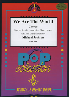 Musiknoten We Are The World (Gemischter Chor), Jackson/Richie/Mortimer