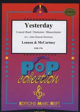 Musiknoten Yesterday, Lennon- McCartney/John Glenesk Mortimer
