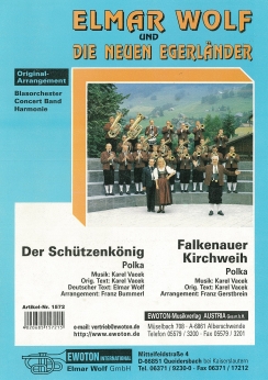 Musiknoten Der Schützenkönig, Vacek/Bummerl