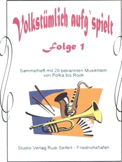 Musiknoten Volkstümlich aufg'spielt, Folge 1 - Direktion