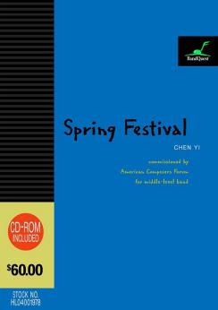 Musiknoten Spring Festival, Chen Yi - mit CD