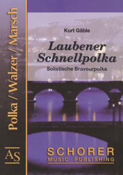 Musiknoten Laubener Schnellpolka, Gäble