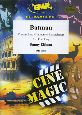 Musiknoten Batman, Elfman/King