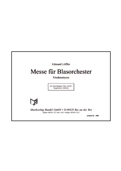 Musiknoten Messe für Blasorchester, Löffler