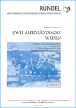 Musiknoten Zwei Alpenländische Weisen, Veit