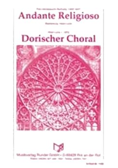 Musiknoten Dorischer Choral, Bartholdy/Loritz