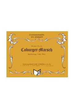 Musiknoten Coburger-Marsch, Haydn/Dillenkofer