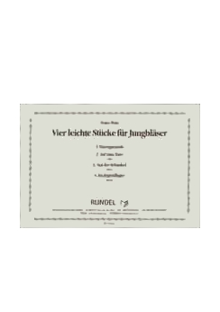 Musiknoten Vier leichte Stücke für Jungbläser Nr. 1, Watz