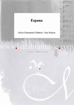 Musiknoten Espana, Chabrier/Schyns
