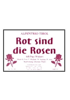 Musiknoten Rot sind die Rosen, Thaler
