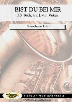 Musiknoten Bist du bei mir, Bach/Veken