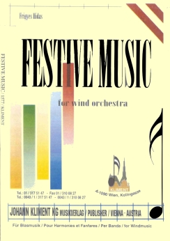 Musiknoten Festive Music, Frigyes Hidas