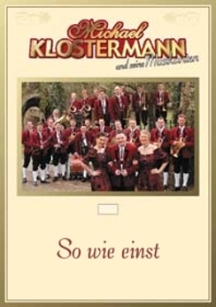 Musiknoten So wie einst, Klostermann/Bruss