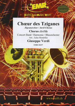 Musiknoten Choeur des Tziganes (Ziegeunerchor), Verdi/Hendriks