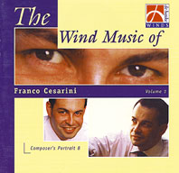 Musiknoten The Wind Music of Franco Cesarini Vol. 1 - CD