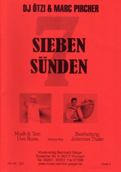 Musiknoten Sieben Sünden, Busse/Thaler