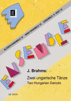 Musiknoten 2 Ungarische Tänze, Brahms/Kenny, Holzbläser-Ensemble