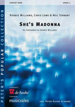 Musiknoten She's Madonna, Robbie Williams/P.Kl.Schaars