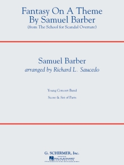 Musiknoten Fantasy on a Theme By Samuel Barber, Saucedo