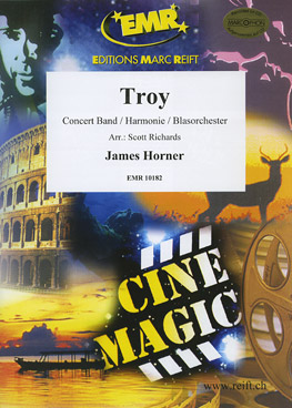 Musiknoten Troy, James Horner