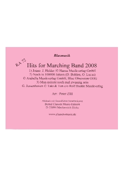 Musiknoten Hits for Marching Band 2008, Züll