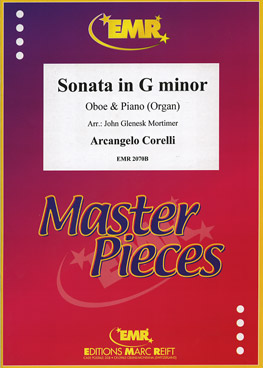 Musiknoten Sonata in G minor, Corelli/Mortimer