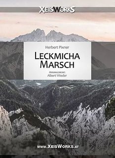 Musiknoten Leckmicha Marsch, Albert Wieder/da Blechhauf'n
