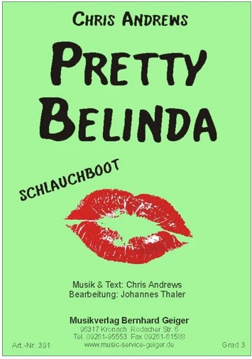 Musiknoten Pretty Belinda, Chris Andrews/Thaler