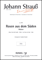 Musiknoten Rosen aus dem Süden, Strauss/Rundel
