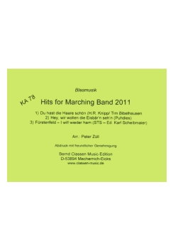 Musiknoten Hits for Marching Band 2011, Züll