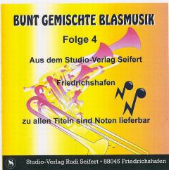 Musiknoten Bunt gemischte Blasmusik Folge 4 - CD