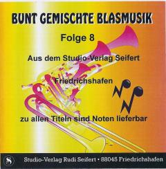 Blasmusik CD Bunt gemischte Blasmusik Folge 8 - CD