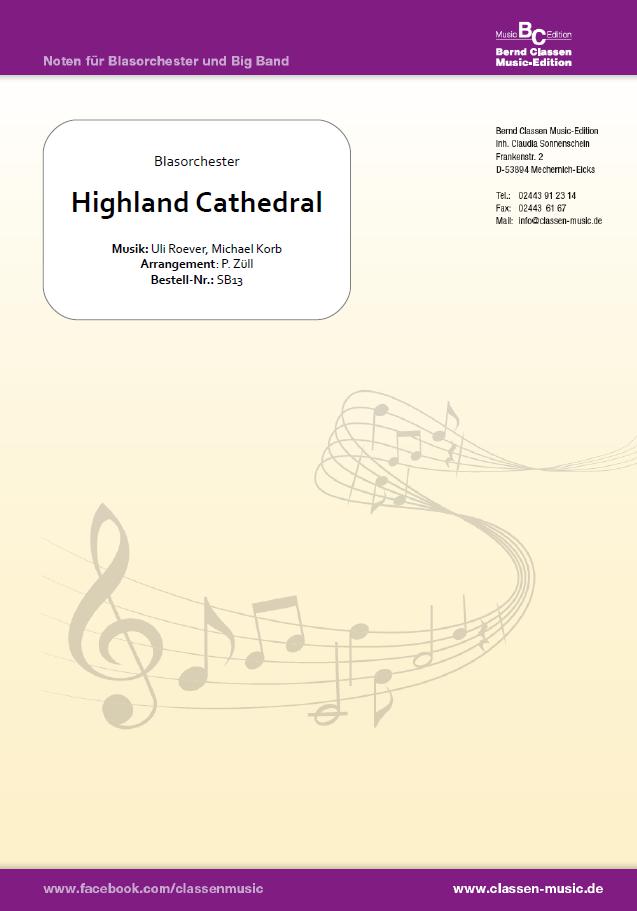 Musiknoten Highland Cathedral, Uli Roever/Michael Korb - Solofassung