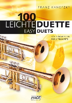 Musiknoten 100 Leichte Duette für 2 Trompeten, Franz Kanefzky