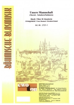Musiknoten Unsere Mannschaft, Kostelecky/Knittel/Bummerl