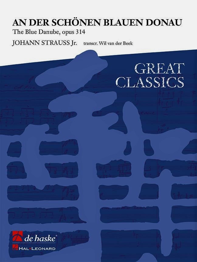 Musiknoten An der Schönen Blauen Donau, Johann Strauss/Will van der Beek