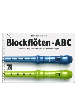 Musiknoten Blockflöten-ABC, Bodenmann