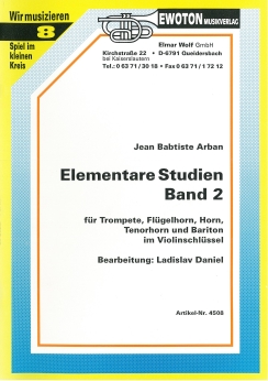 Musiknoten Elementare Studien, Arban/Daniel - Band 2