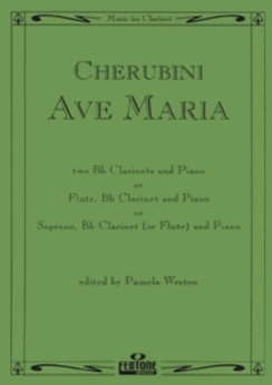 Musiknoten Ave Maria, Luigi Cherubini